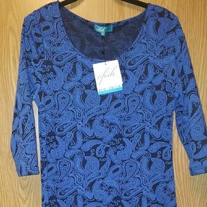 Vfish paisley print dress